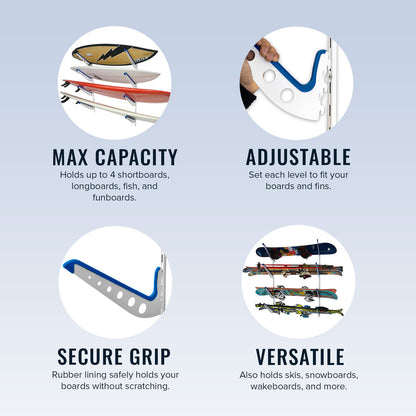 OUTLET | Outerbanks Surfboard Storage | Adjustable  XSR | 4 Level