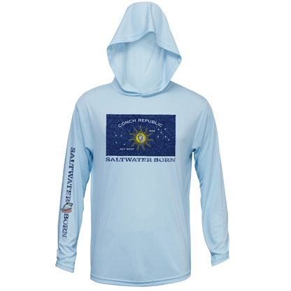 Conch Republic Boys  Long Sleeve UPF 50+ Dry-Fit Hoody