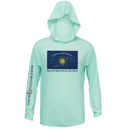 Conch Republic Boys  Long Sleeve UPF 50+ Dry-Fit Hoody