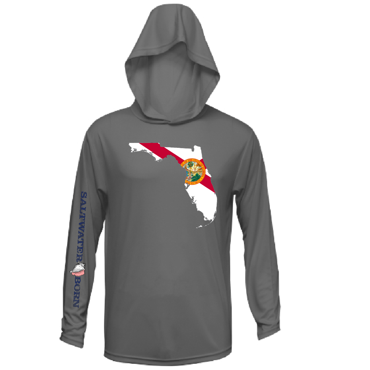 State of Florida Men's Long Sleeve UPF 50+ Dry-Fit Hoodie