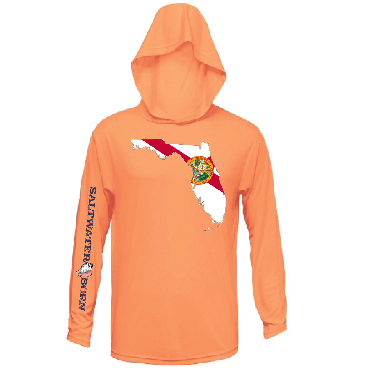 State of Florida Men's Long Sleeve UPF 50+ Dry-Fit Hoodie