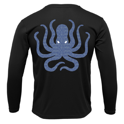 Key West, FL Kraken Men's Long Sleeve UPF 50+ Dry-Fit Shirt