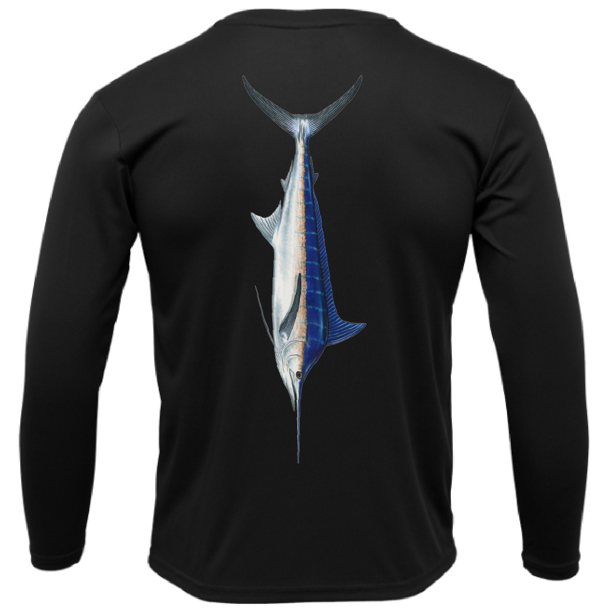 Siesta Key, FL Marlin Men's Long Sleeve UPF 50+ Dry-Fit Shirt