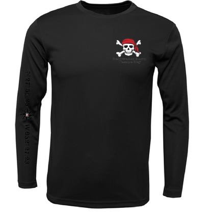 Tampa Bay, FL Blackbeard Men's Long Sleeve UPF 50+ Dry-Fit Shirt