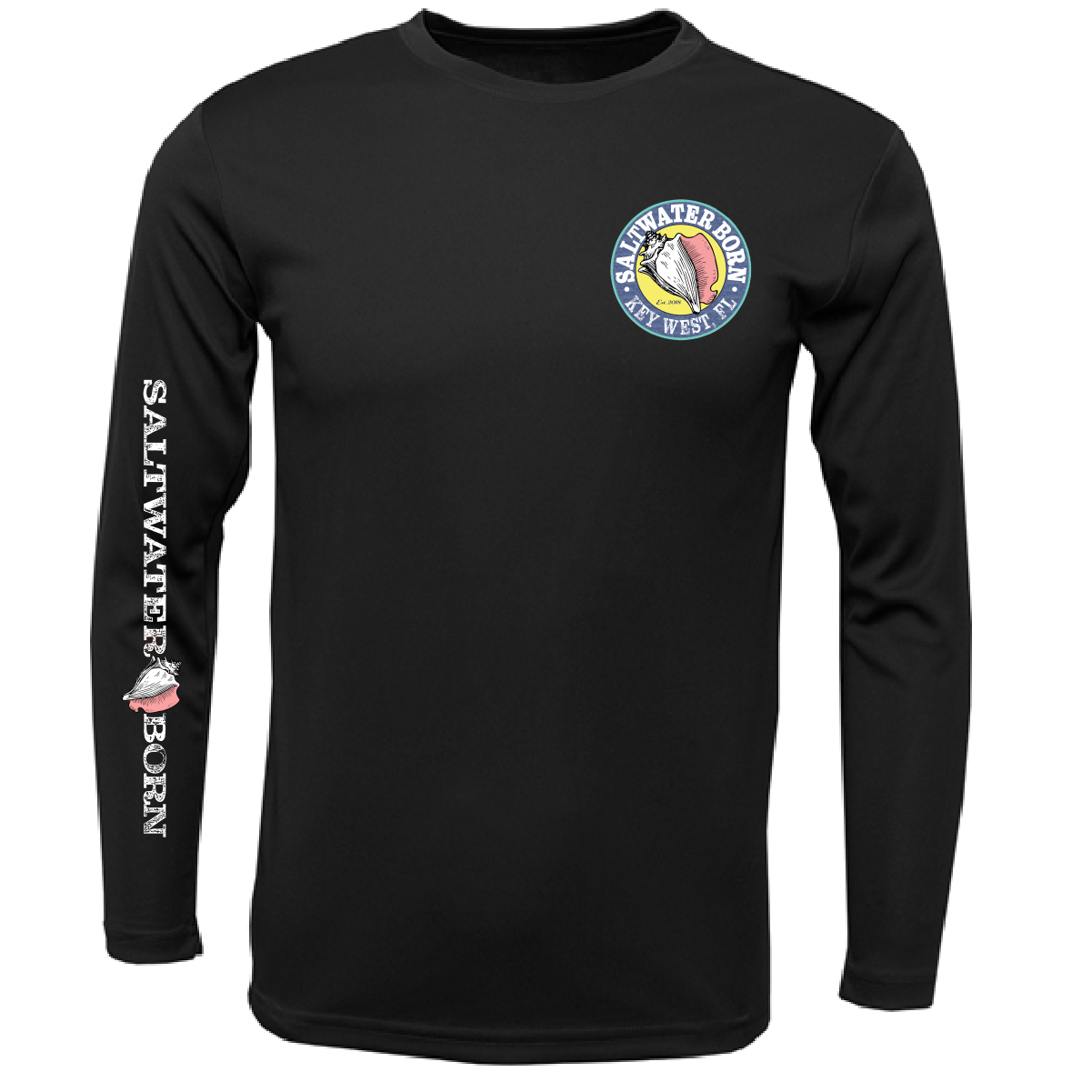 Key West, FL Kraken Men's Long Sleeve UPF 50+ Dry-Fit Shirt