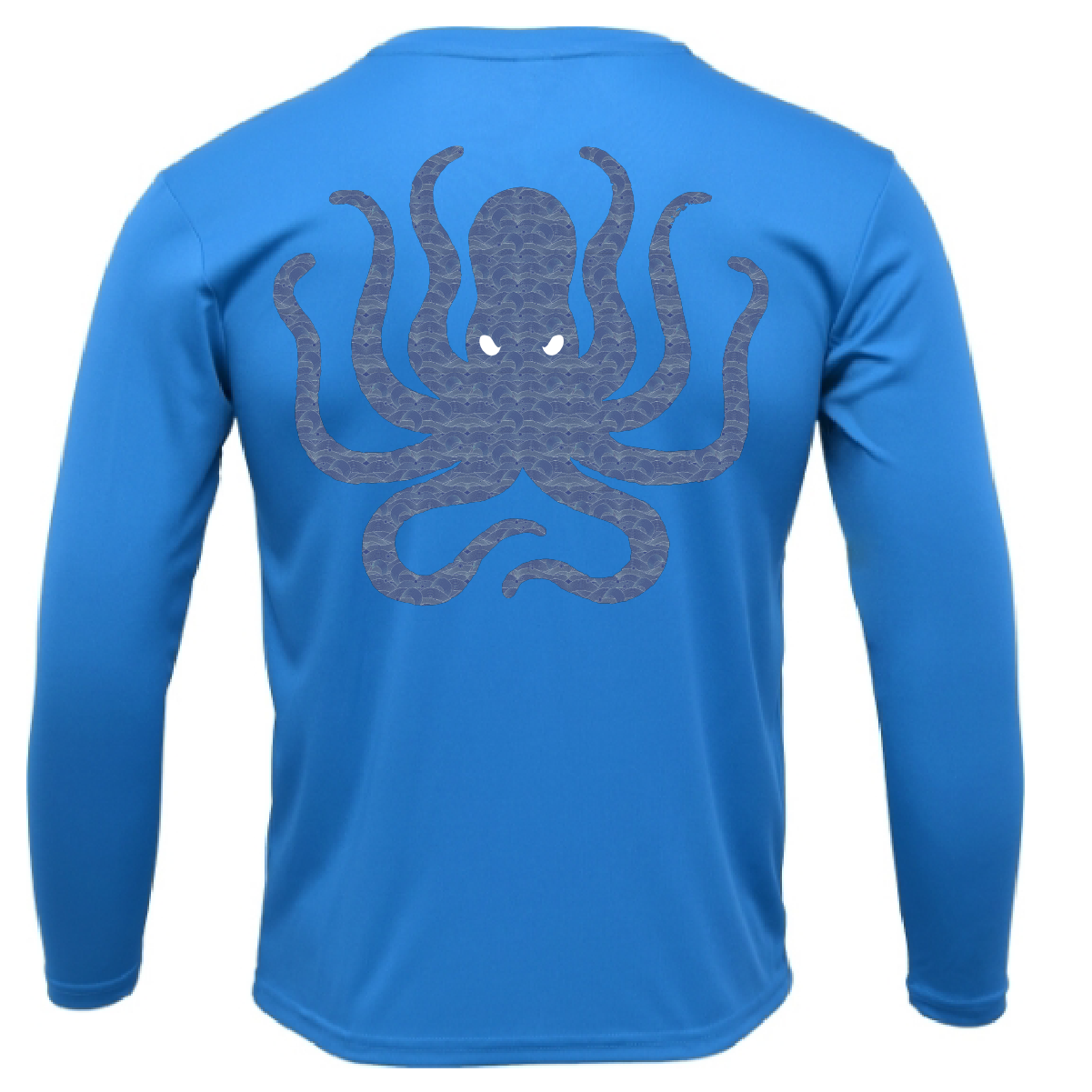 Siesta Key, FL Kraken Men's Long Sleeve UPF 50+ Dry-Fit Shirt