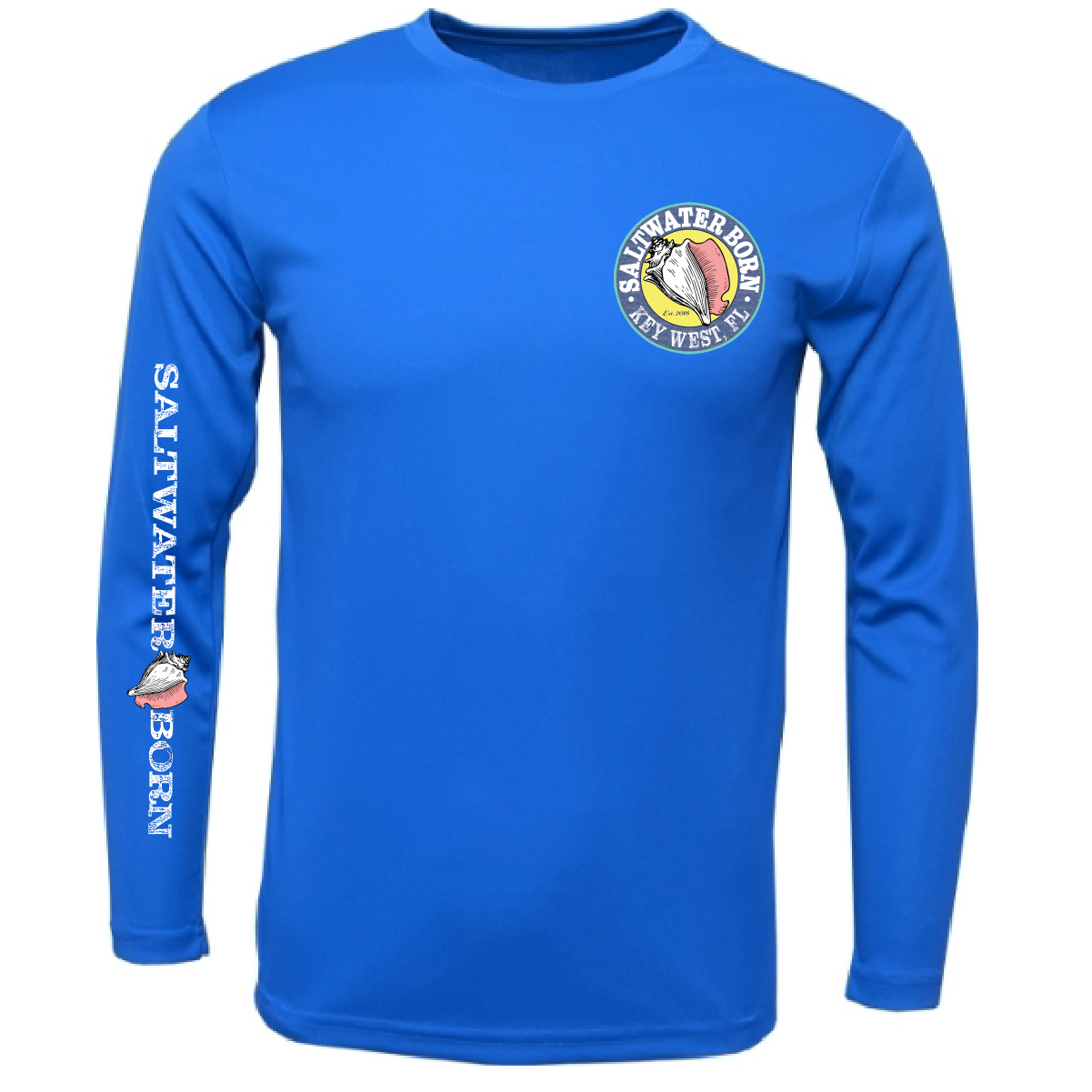 Key West, FL Kraken Men's Long Sleeve UPF 50+ Dry-Fit Shirt