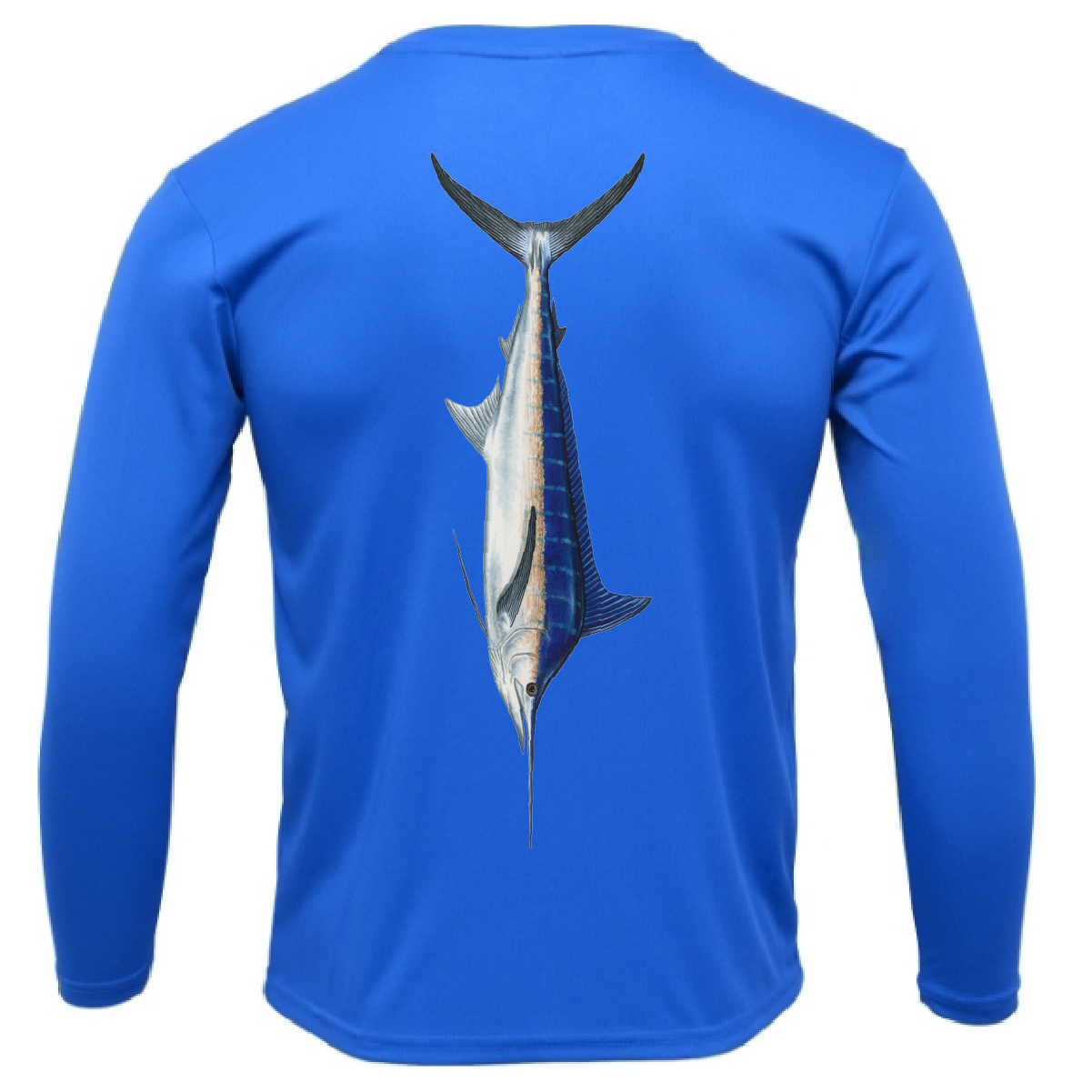 Siesta Key, FL Marlin Men's Long Sleeve UPF 50+ Dry-Fit Shirt