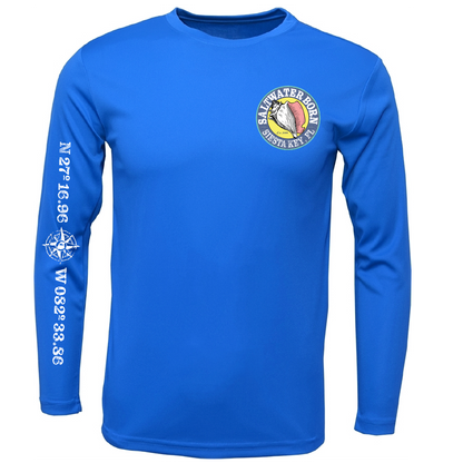 Siesta Key, FL Kraken Men's Long Sleeve UPF 50+ Dry-Fit Shirt