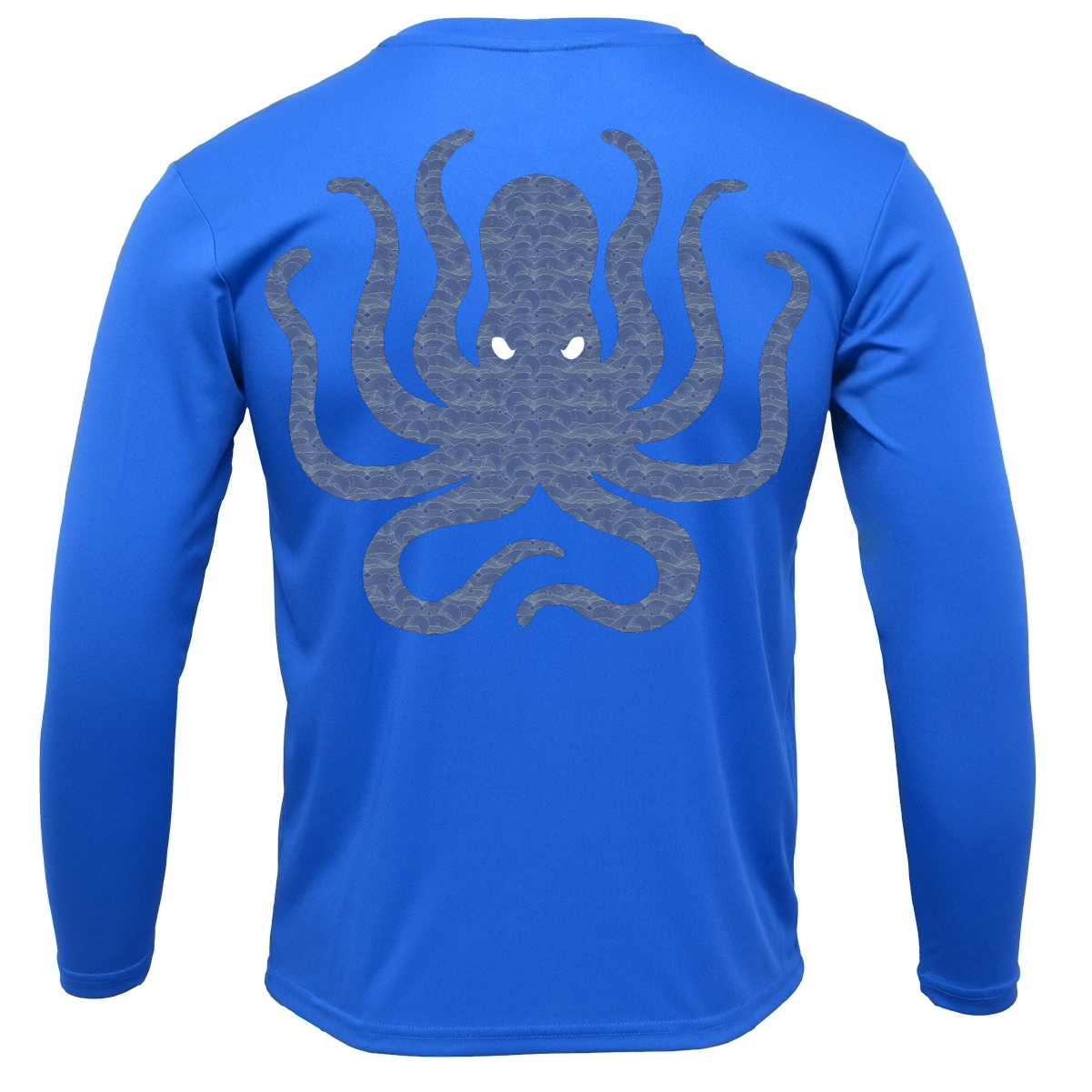 Siesta Key, FL Kraken Men's Long Sleeve UPF 50+ Dry-Fit Shirt