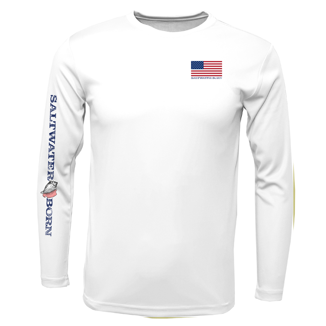 USA Hogfish Long Sleeve UPF 50+ Dry-Fit Shirt