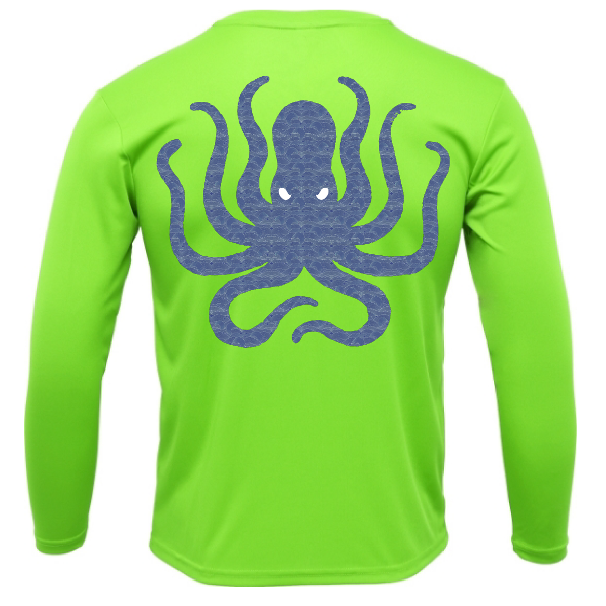 Siesta Key, FL Kraken Men's Long Sleeve UPF 50+ Dry-Fit Shirt