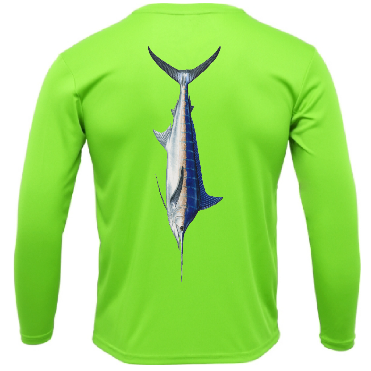 Siesta Key, FL Marlin Men's Long Sleeve UPF 50+ Dry-Fit Shirt