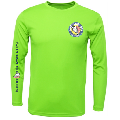 Key West, FL Turtle Men's Long Sleeve UPF 50+ Dry-Fit Shirt