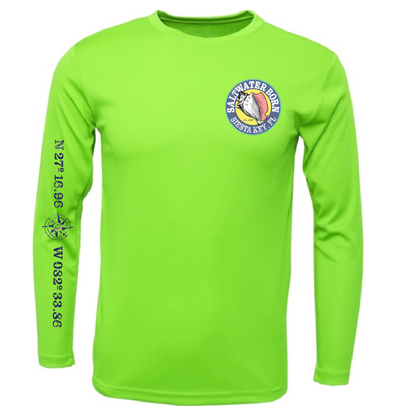 Siesta Key, FL Kraken Men's Long Sleeve UPF 50+ Dry-Fit Shirt