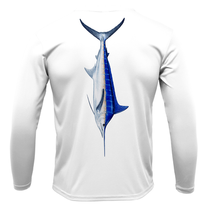 Catalina Island Blue Marlin Long Sleeve UPF 50+ Dry-Fit Shirt
