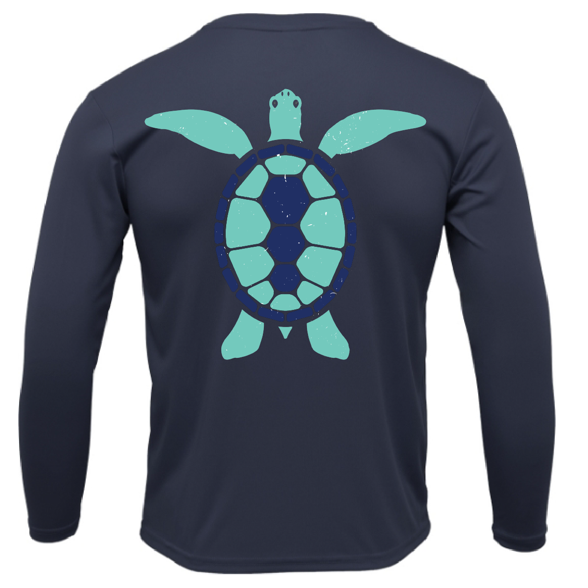 Key West, FL Turtle Men's Long Sleeve UPF 50+ Dry-Fit Shirt