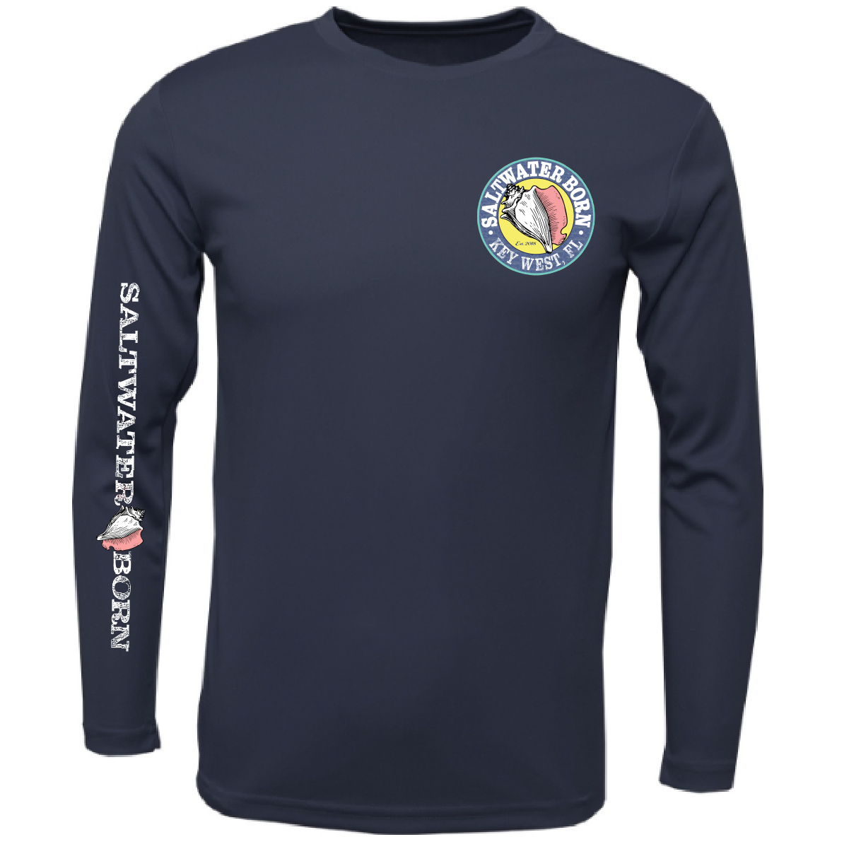 Key West, FL Kraken Men's Long Sleeve UPF 50+ Dry-Fit Shirt