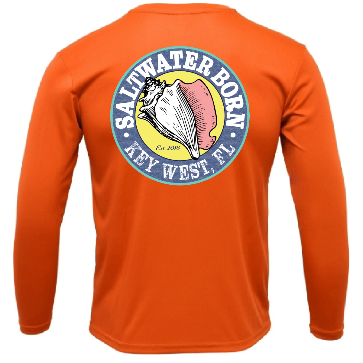 Key West, FL Spiny Lobster Diver Men's Long Sleeve UPF 50+ Dry-Fit Shirt