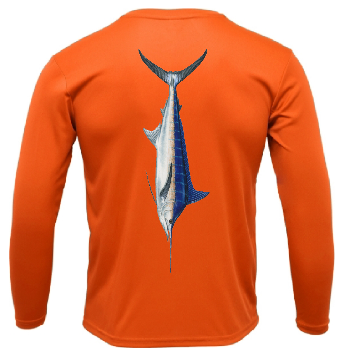Siesta Key, FL Marlin Men's Long Sleeve UPF 50+ Dry-Fit Shirt