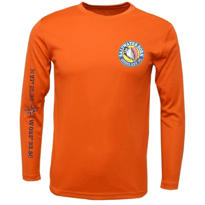 Siesta Key, FL Marlin Men's Long Sleeve UPF 50+ Dry-Fit Shirt