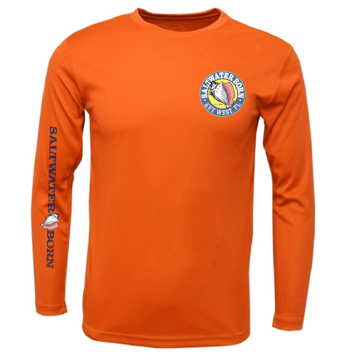 Key West, FL Kraken Men's Long Sleeve UPF 50+ Dry-Fit Shirt