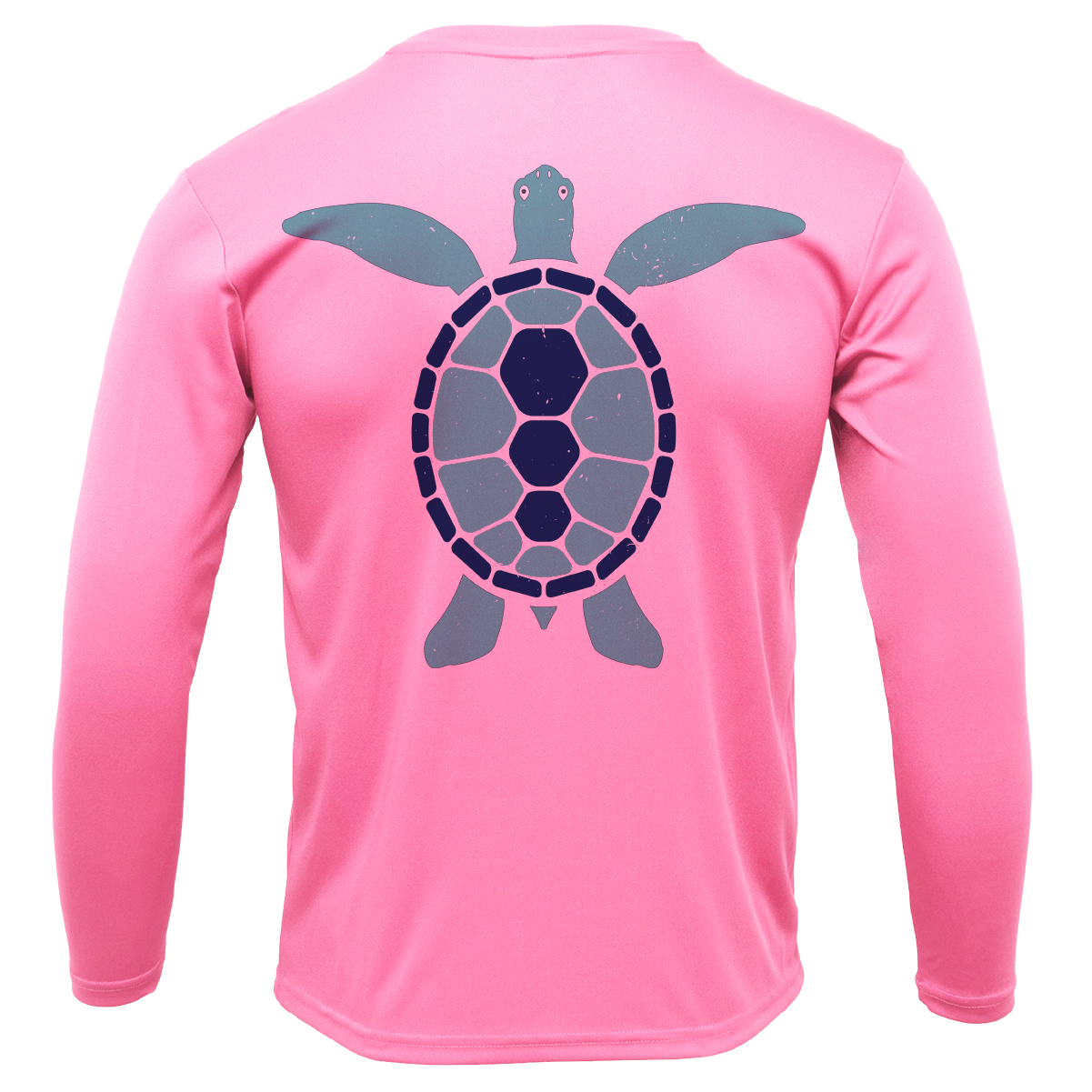 Key West, FL Turtle Men's Long Sleeve UPF 50+ Dry-Fit Shirt