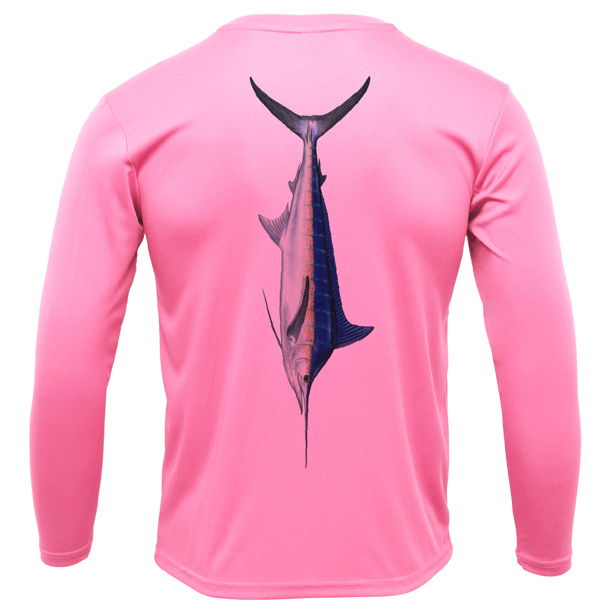 Siesta Key, FL Marlin Men's Long Sleeve UPF 50+ Dry-Fit Shirt