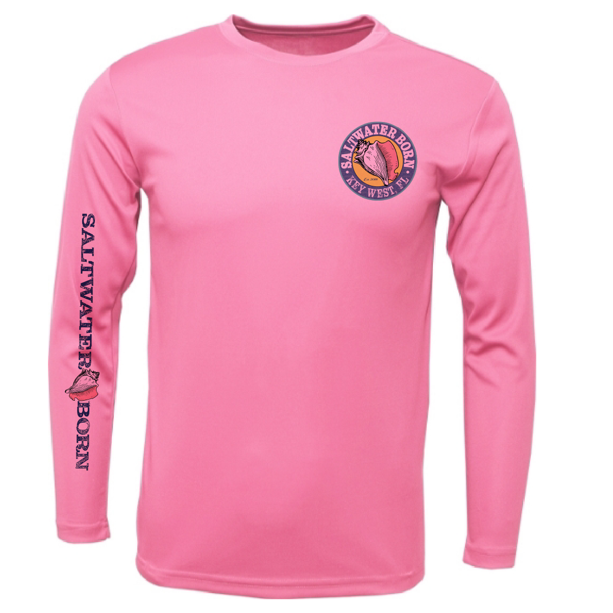 Key West, FL Kraken Men's Long Sleeve UPF 50+ Dry-Fit Shirt