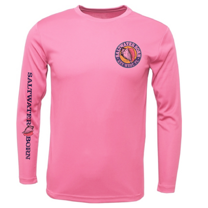 Key West, FL Kraken Men's Long Sleeve UPF 50+ Dry-Fit Shirt