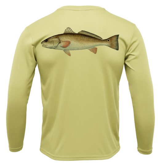 Tampa, FL Redfish Long Sleeve UPF 50+ Dry-Fit Shirt