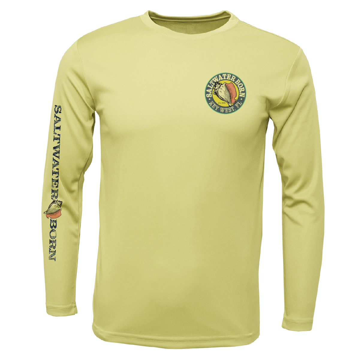 Key West, FL Trophy Sword Long Sleeve UPF 50+ Dry-Fit Shirt