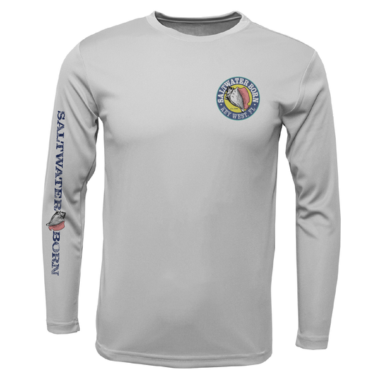 Key West, FL Tarpon Long Sleeve UPF 50+ Dry-Fit Shirt