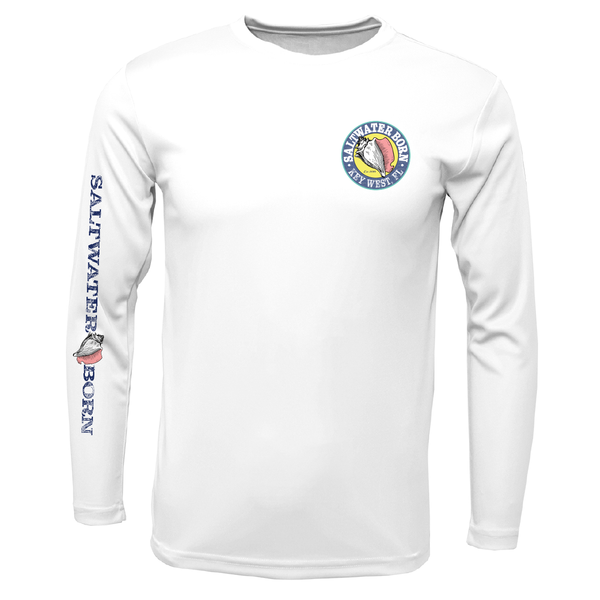 Key West, FL Mahi Boy's Long Sleeve UPF 50+ Dry-Fit Shirt