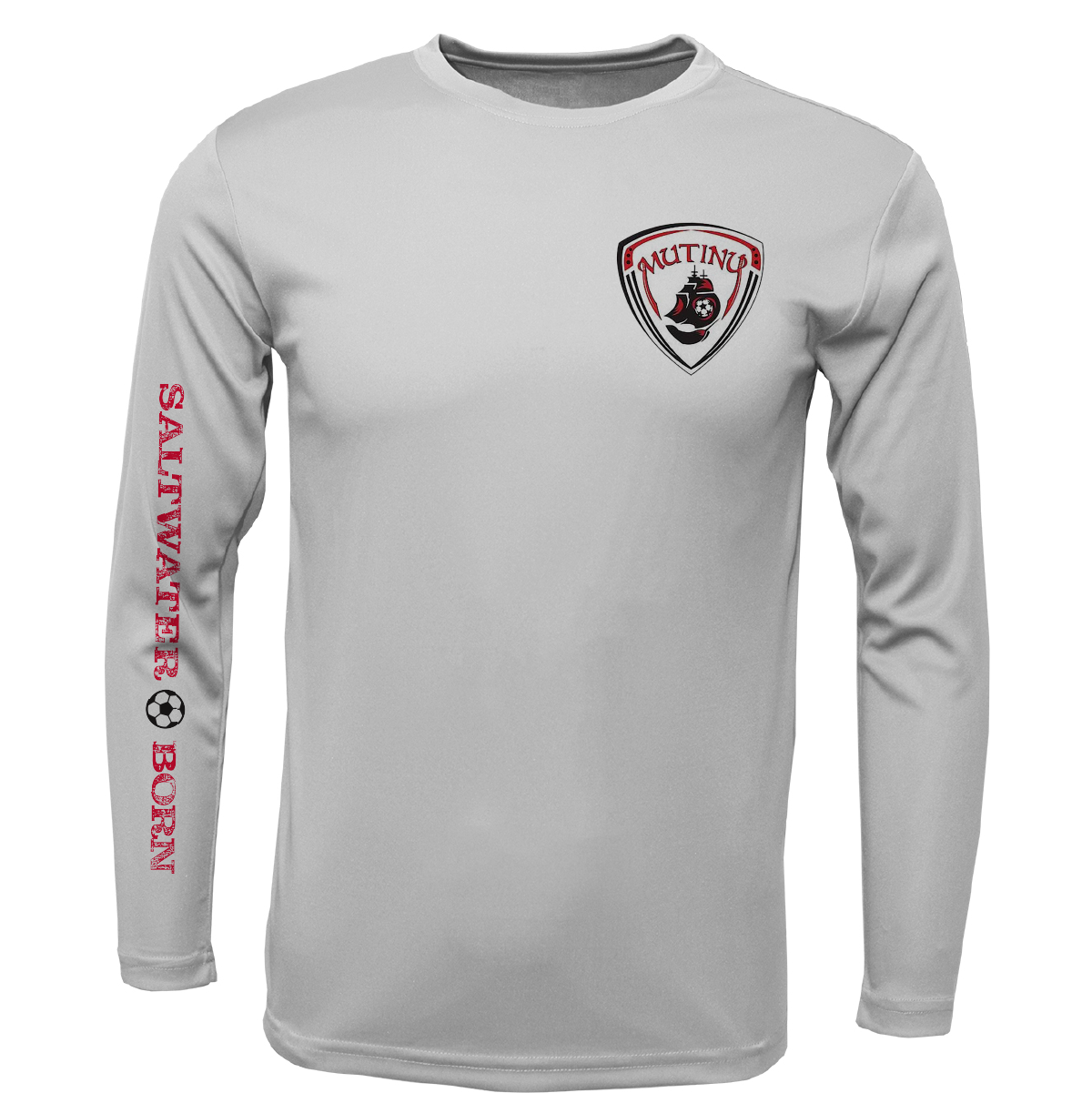 Mutiny Soccer Club Men's Long Sleeve UPF 50+ Dry-Fit Shirt