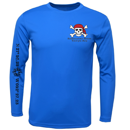 Tampa Bay, FL "All For Rum and Rum For All" Men's Long Sleeve UPF 50+ Dry-Fit Shirt