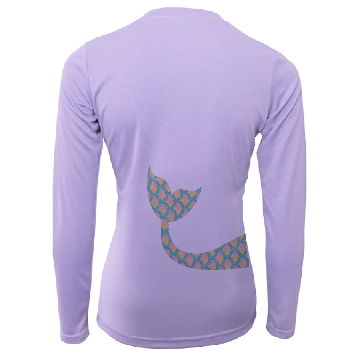 Mermaid Wrap Women's Long Sleeve UPF 50+ Dry-Fit Shirt