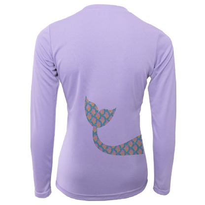 Mermaid Wrap Women's Long Sleeve UPF 50+ Dry-Fit Shirt