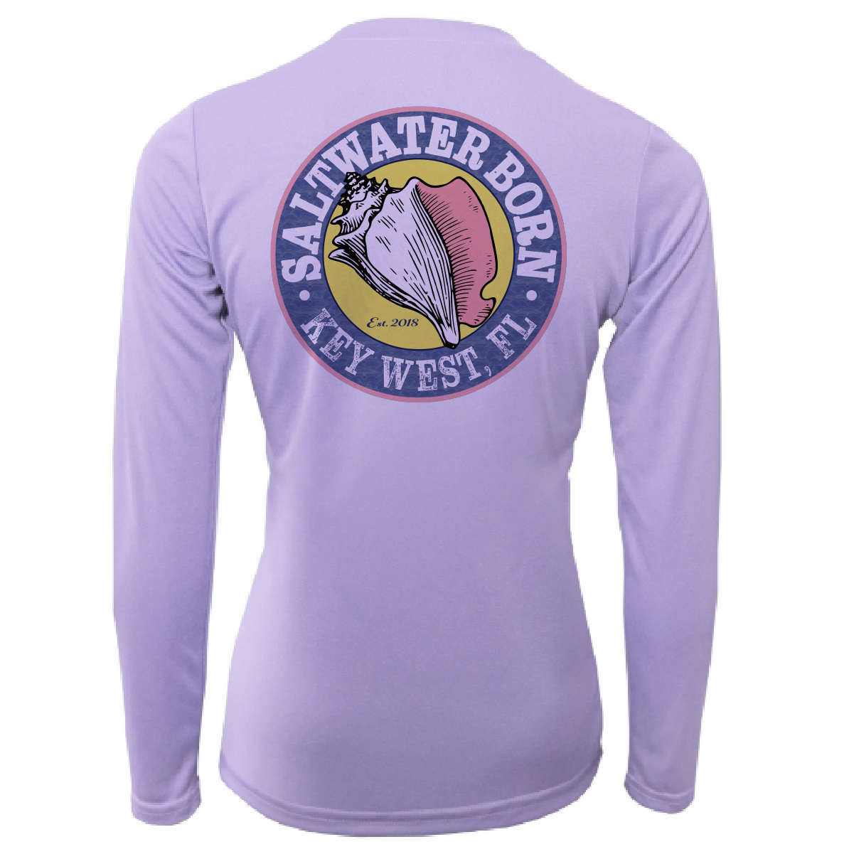 Key West, FL Baby Turtles Women's Long Sleeve UPF 50+ Dry-Fit Shirt