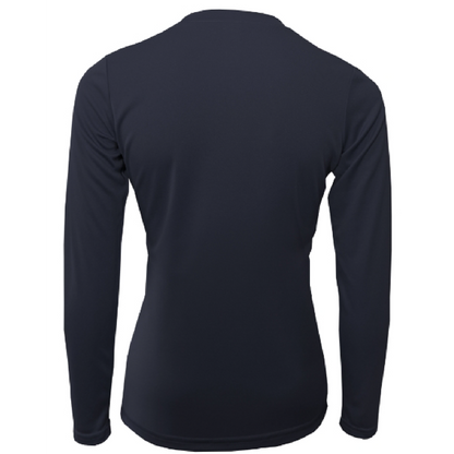 "Life Is Better At The Beach" Conch Women's Long Sleeve UPF 50+ Dry-Fit Shirt (No Back)