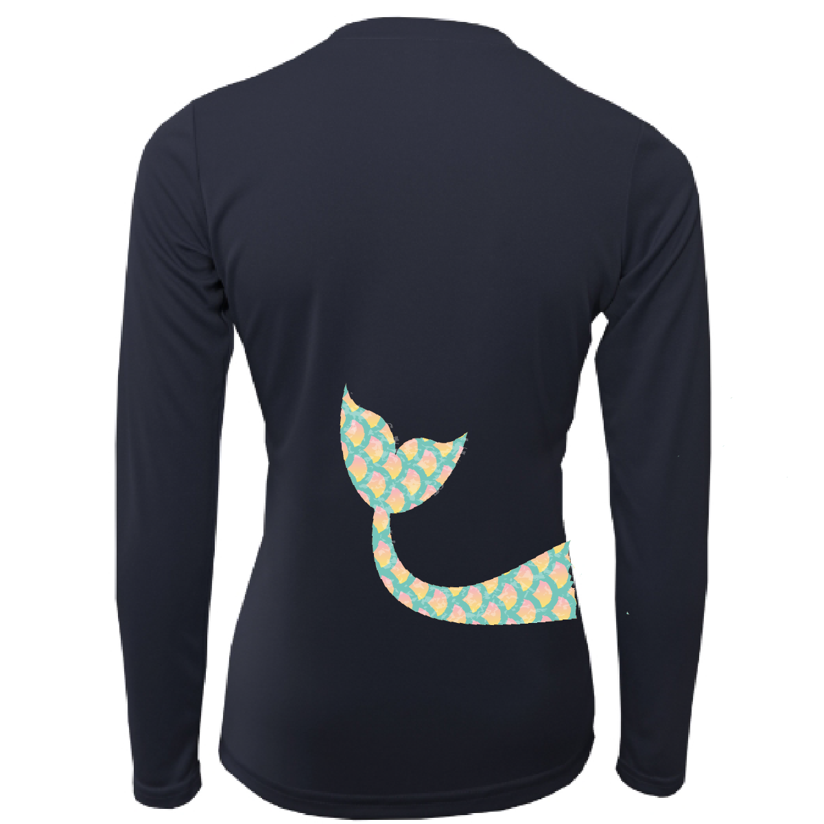 Mermaid Wrap Women's Long Sleeve UPF 50+ Dry-Fit Shirt