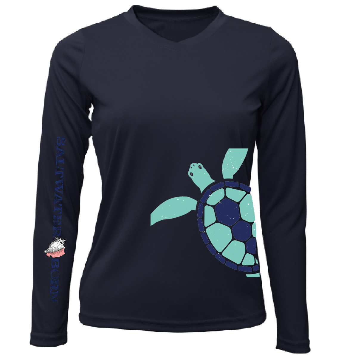 Turtle Wrap Women's Long Sleeve UPF 50+ Dry-Fit Shirt
