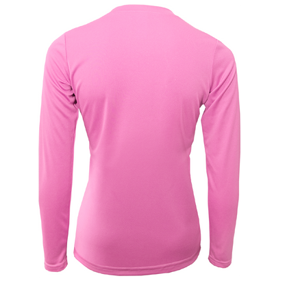 "Life Is Better At The Beach" Conch Women's Long Sleeve UPF 50+ Dry-Fit Shirt (No Back)