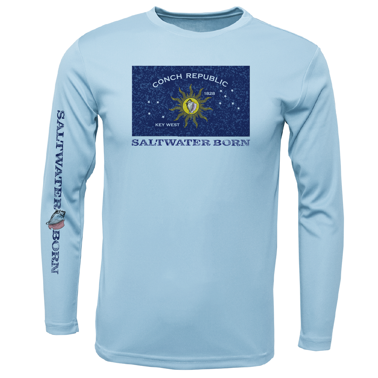 Conch Republic Boy's Long Sleeve UPF 50+ Dry-Fit Shirt