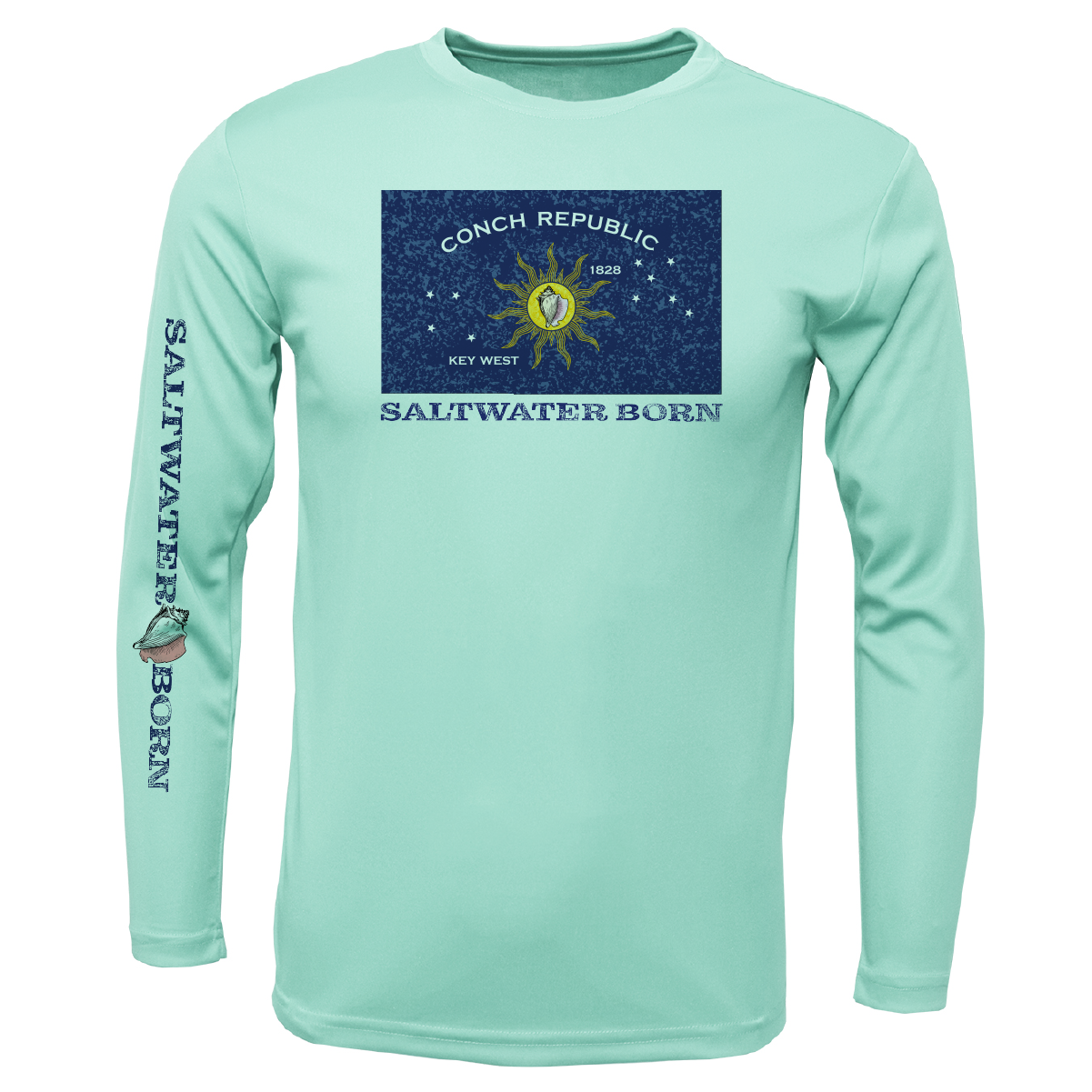 Conch Republic Boy's Long Sleeve UPF 50+ Dry-Fit Shirt