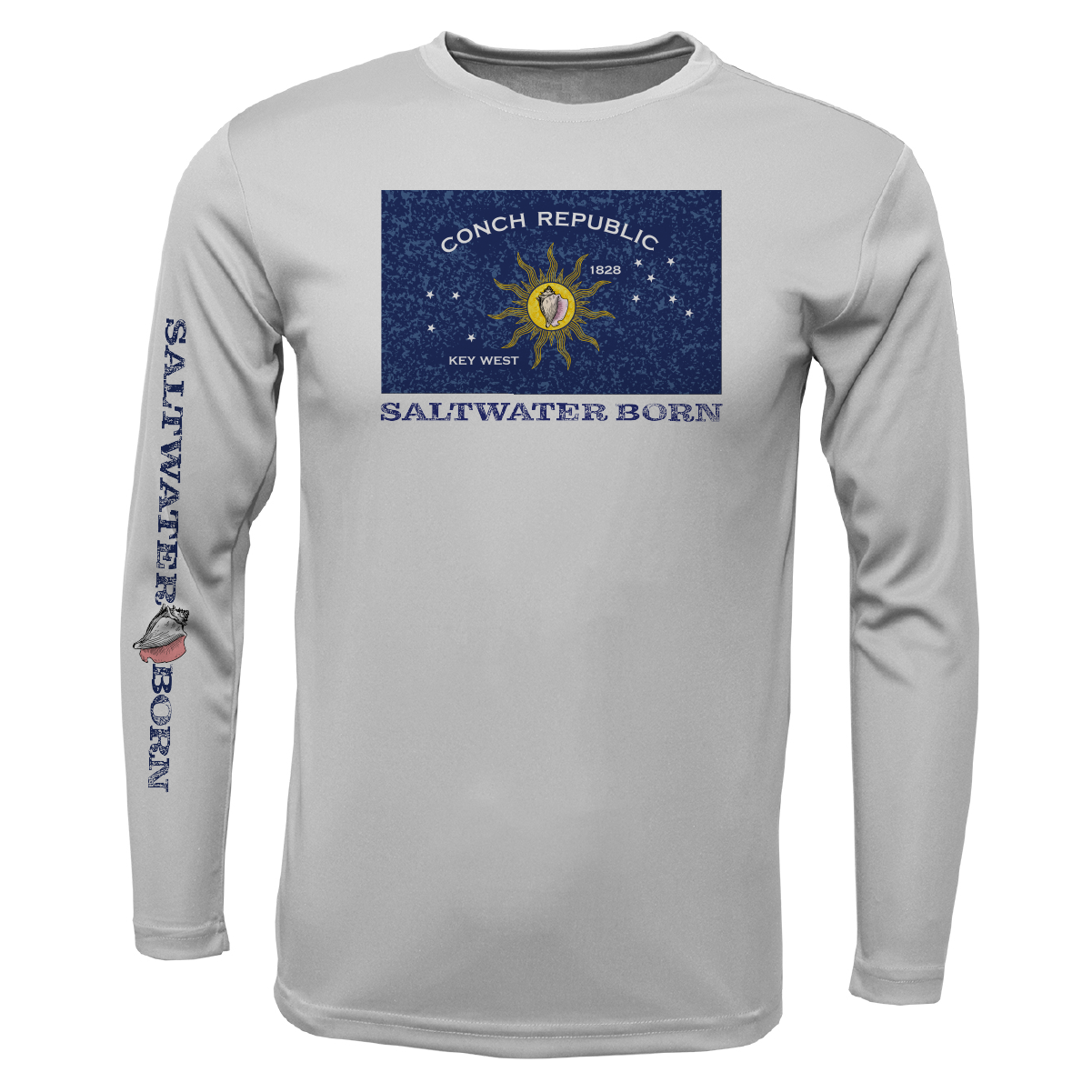 Conch Republic Boy's Long Sleeve UPF 50+ Dry-Fit Shirt