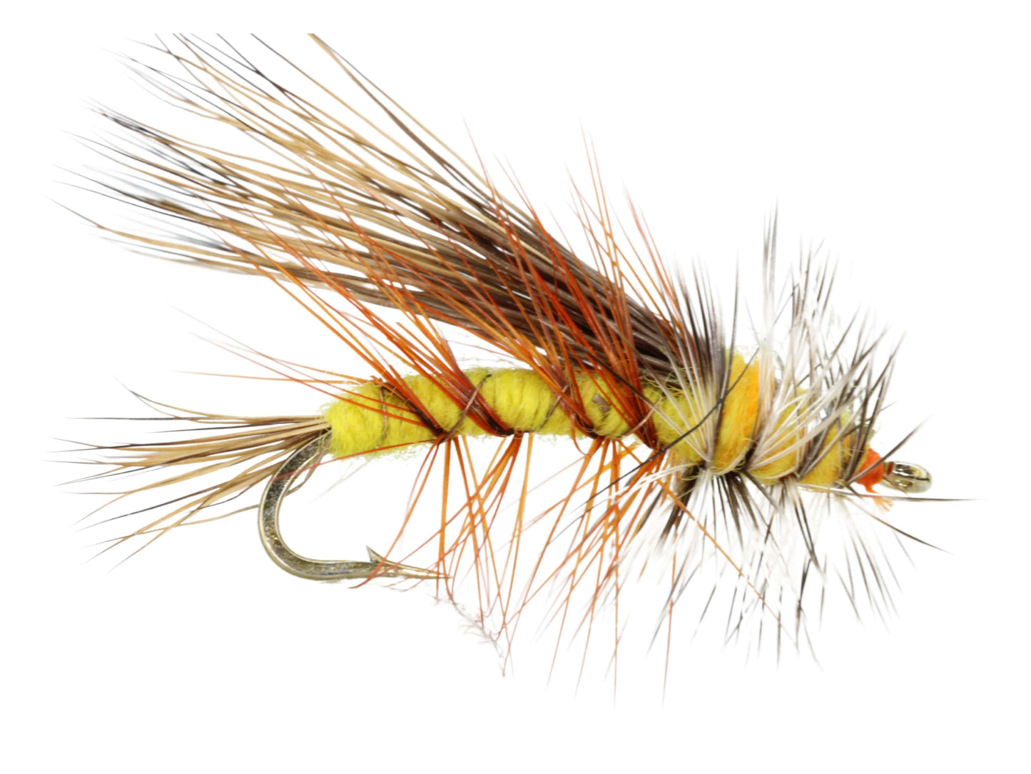 Wild Water Fly Fishing Yellow Stimulator, Size 12 (Qty 6) | SendIt Sailing