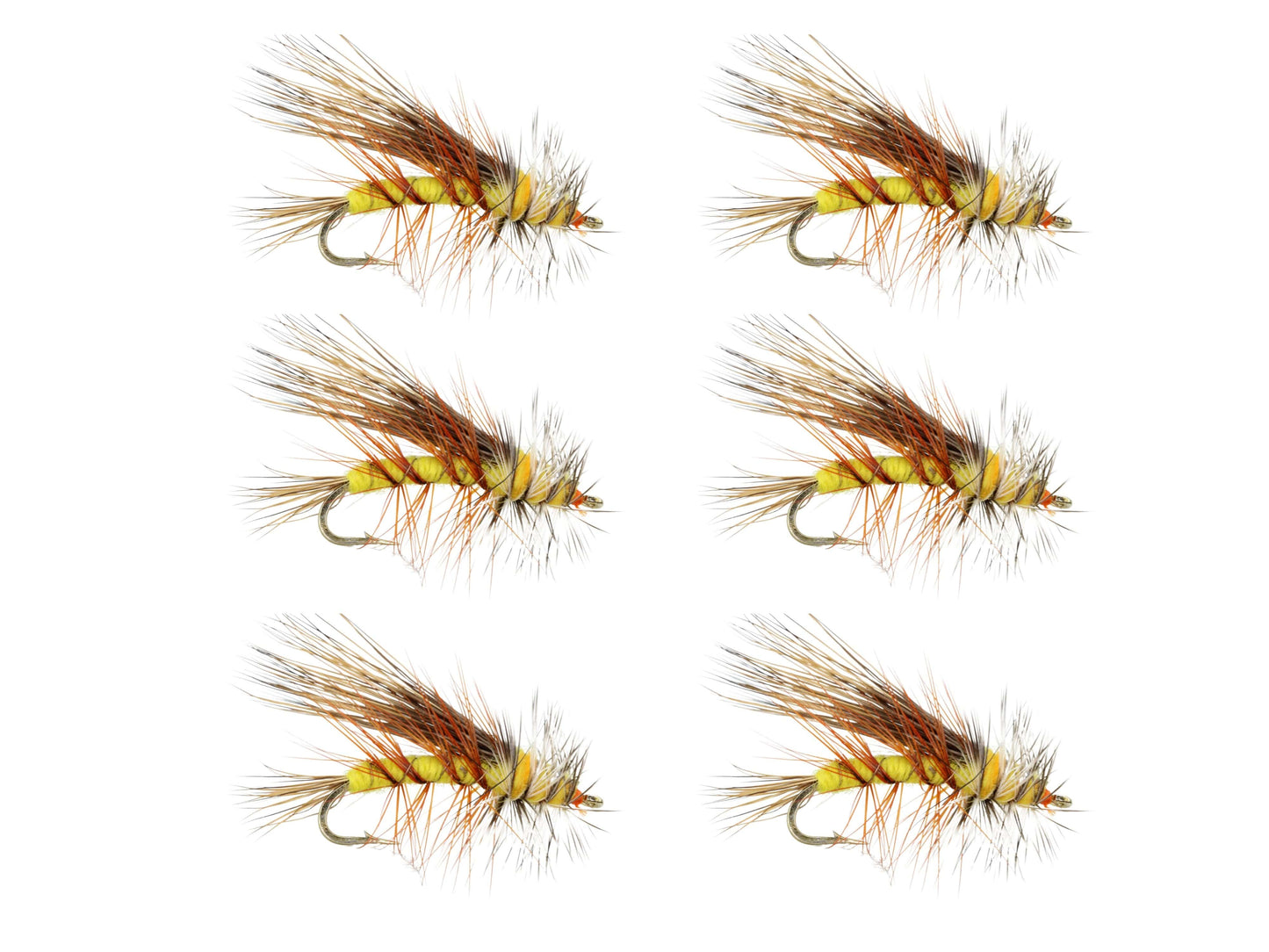 Wild Water Fly Fishing Yellow Stimulator, Size 12 (Qty 6) | SendIt Sailing