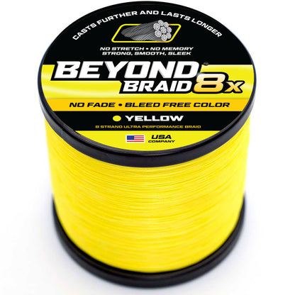 8 Strand No Fade Braided Fishing Line Series - Super Sleek & Smooth Braided Fishing Line - High Performance Fishing Line For Saltwater & Freshwater