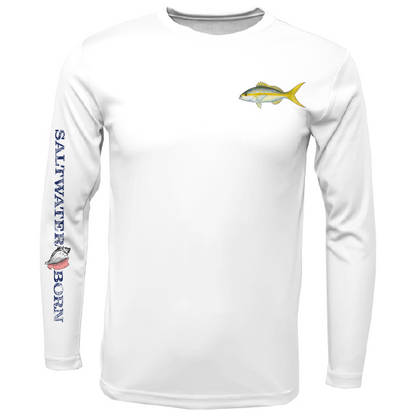 Yellowtail on Chest Long Sleeve UPF 50+ Dry-Fit Shirt